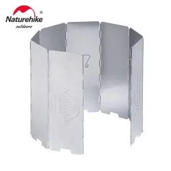 NATUREHIKE Ultralekka składana osłona przeciwwiatrowa do kuchenek kempingowych